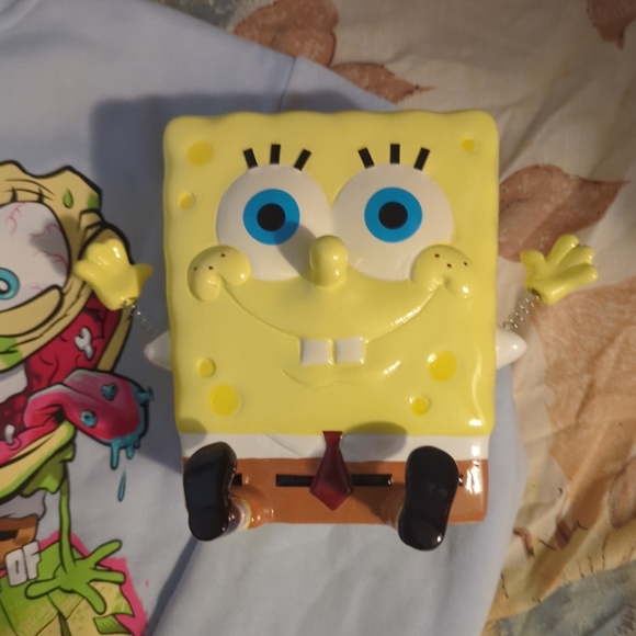 SpongeBob SquarePants Gift-A-Lot, Large Plush, Piggy Bank, Funko, Sweater S. [4] - Picture 4 of 8
